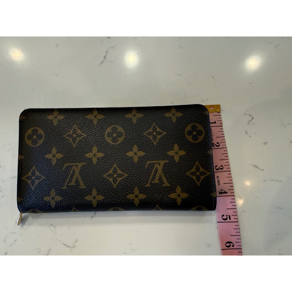 Louis Vuitton Zippy Wallet Monogram Canvas Brown Long Zip Around Wallet Spain - Picture 3 of 15